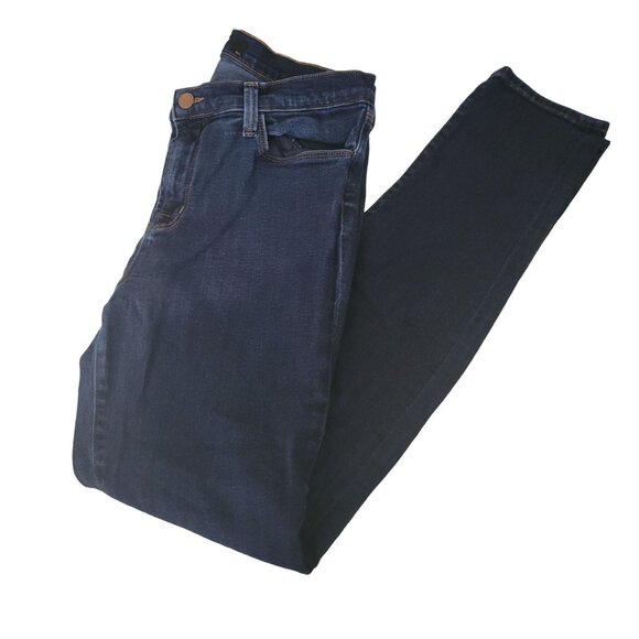 J Brand Metropol Super Skinny Jeans Womens Size 32 Mid Rise Dark Wash Denim Pant - Picture 1 of 6